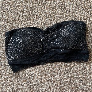 Sequin Bandeau Bra